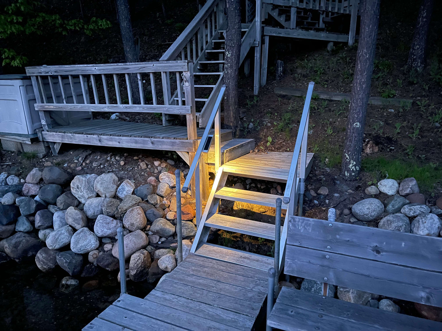 Solar Stairway Light