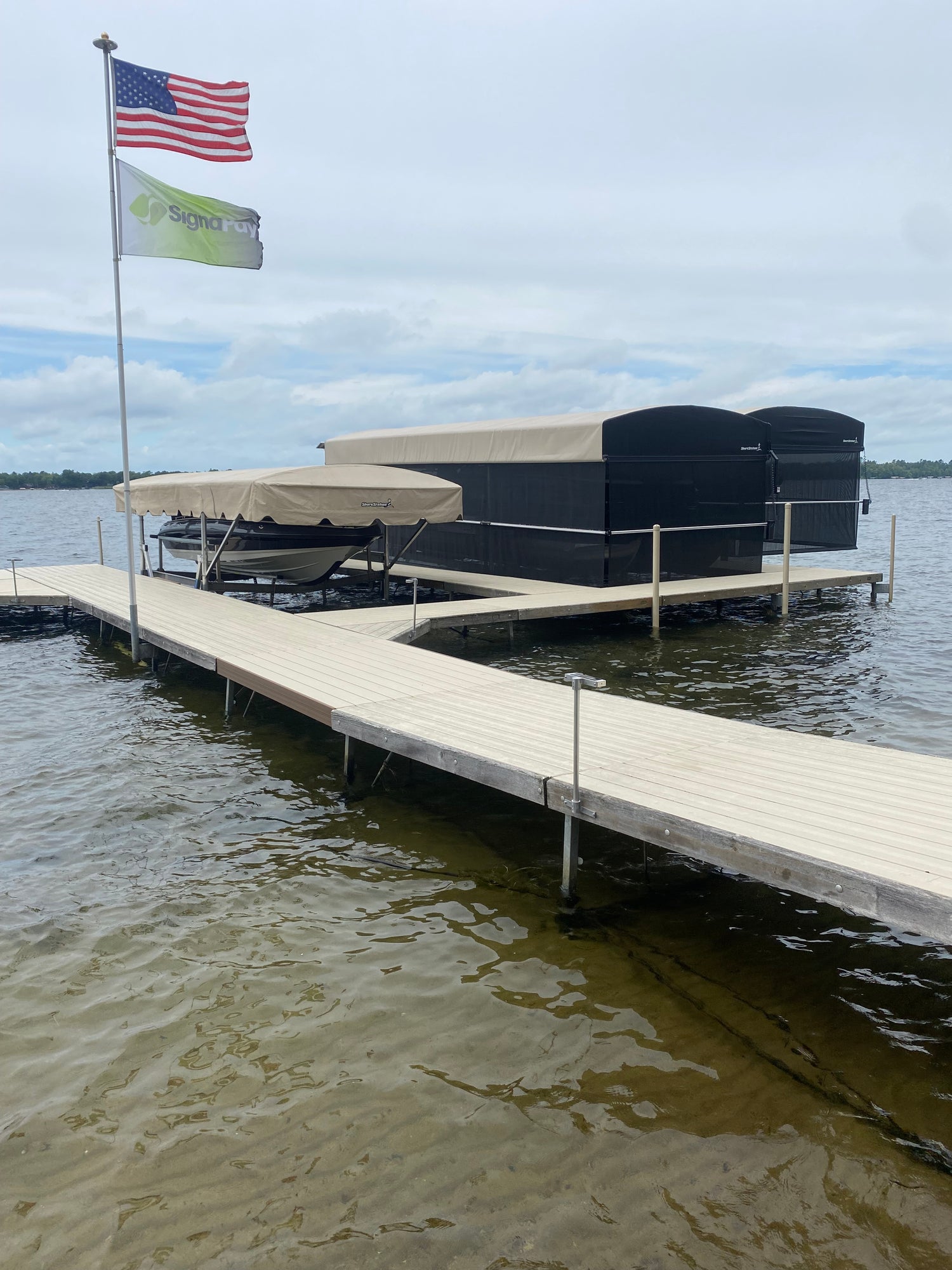 Solar Dock Side Mount Light