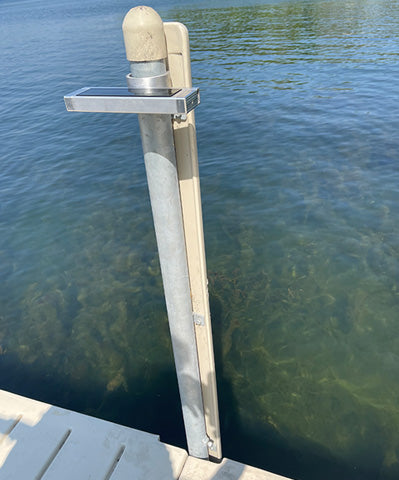 Solar Dock Post Center Mount Light – SunTino Solar Lights